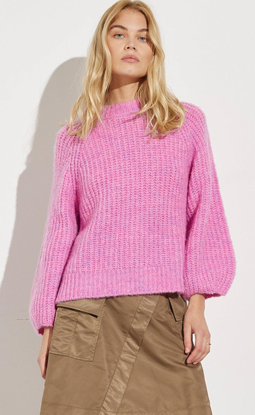 Mbym Sweater Dorison-  Festival Fuchsia Melange
