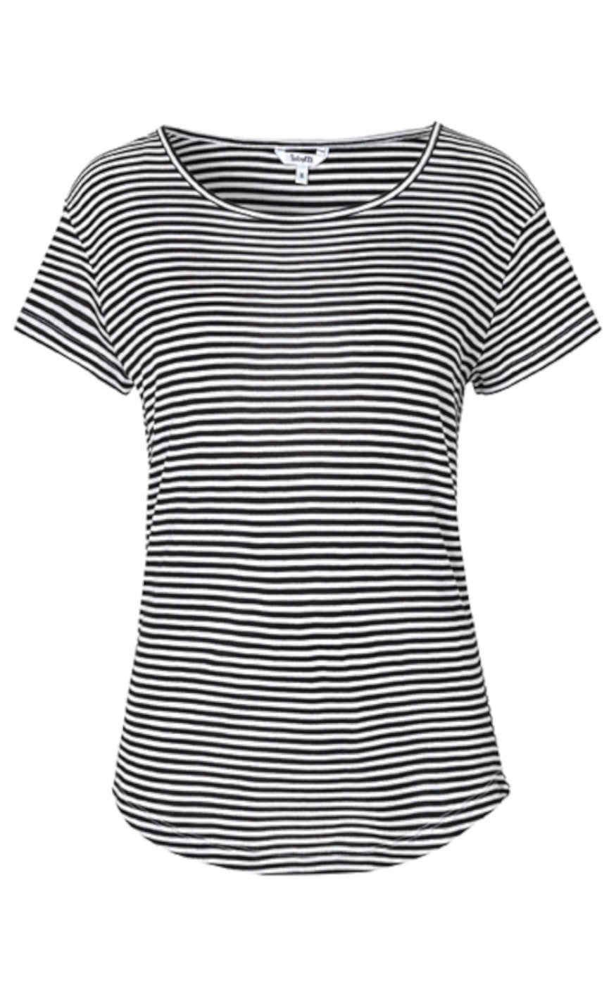 Mbym -shirt Lucianna Black Sugar Stripe