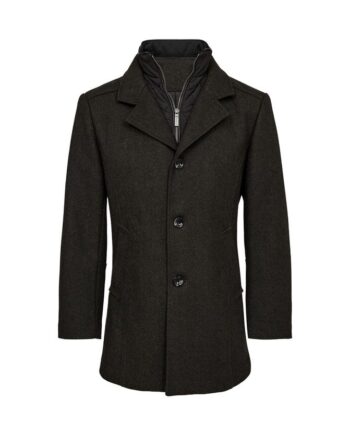 Mens Wool Coat Modern Fit