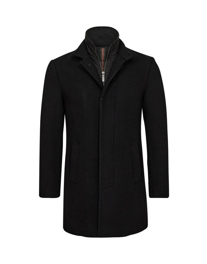Mens Wool Coat Modern Fit