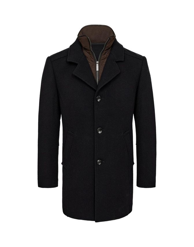 Mens Wool Coat Modern Fit