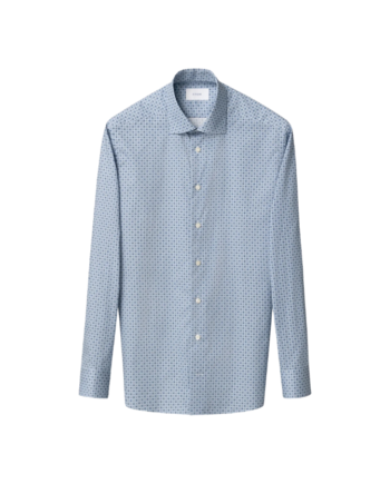 Micro Floral Print Shirt
