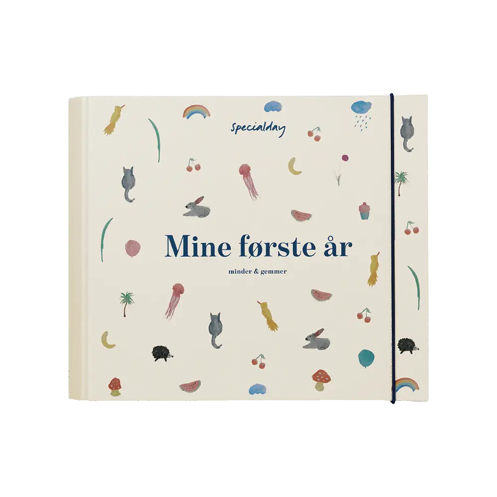 Mine Første år Minder Og Gemmer Creme