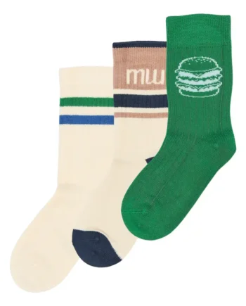 Moe Bambus Strømper  -pak Fern Green 23 26
