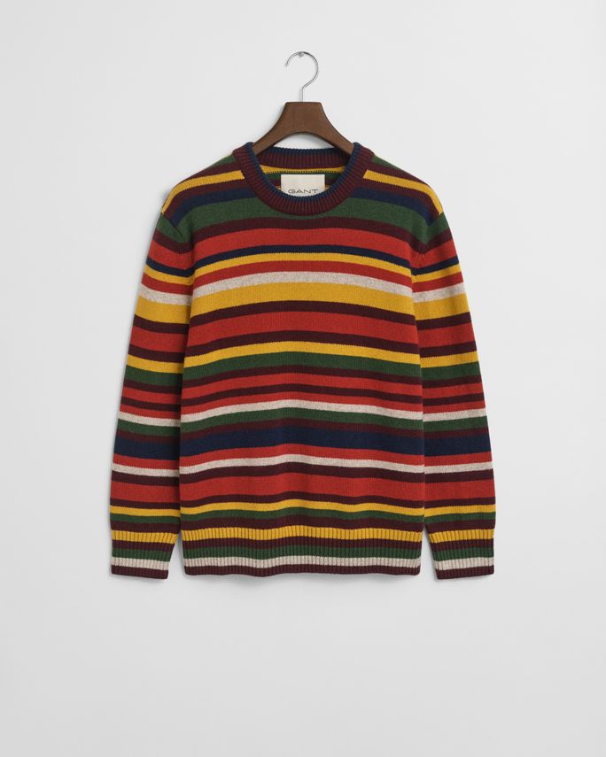 Multi Colored Striped -neck