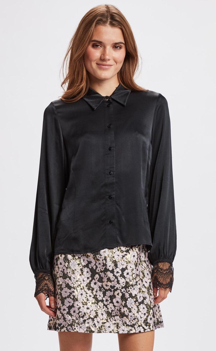 Nümph Bluse Wilhelma Caviar