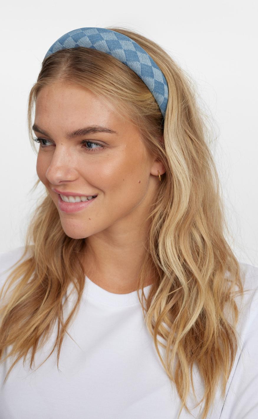 Nümph Hårbånd Kyle Light Blue Denim