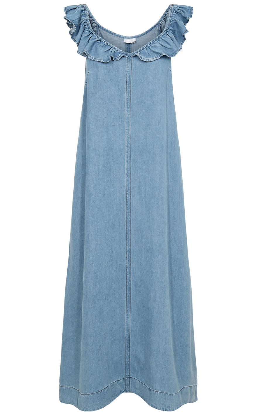 Nümph Kjole Elida Light Blue Denim