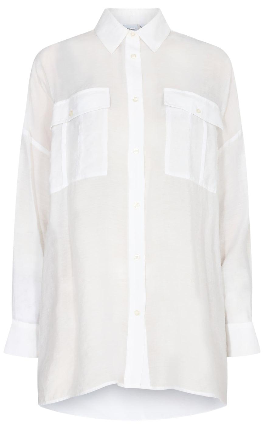Nümph Skjorte Elinam Bright White