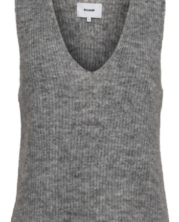 Nümph Vest Riette Rib Medium Grey Mel