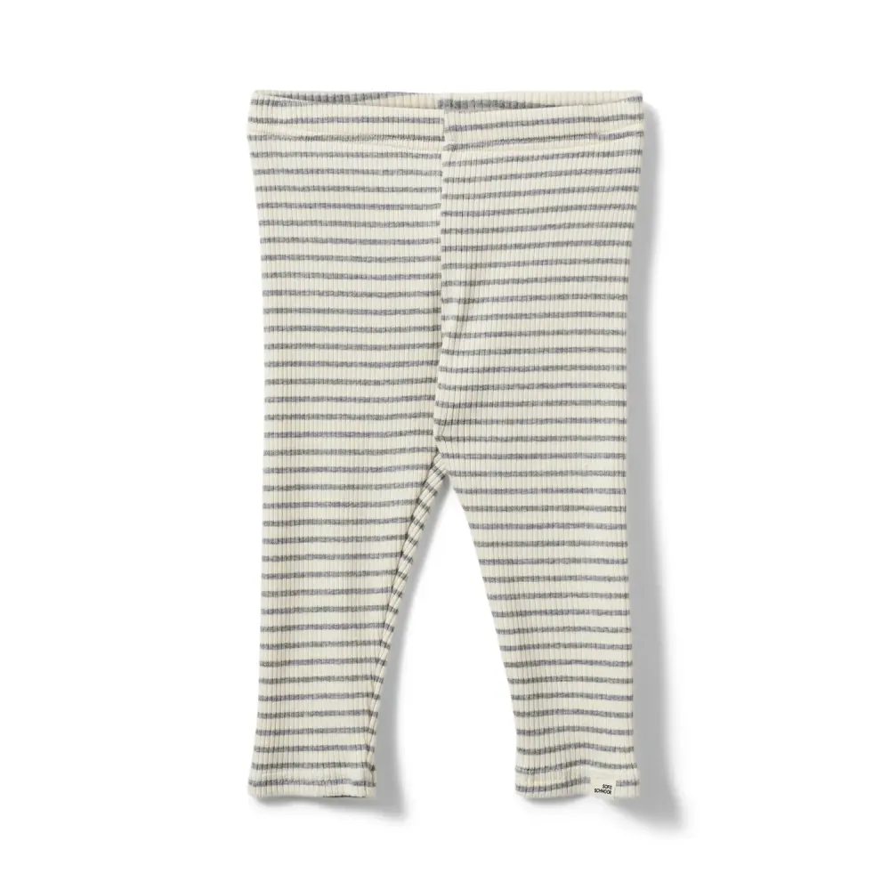 Naline Leggings Grey Striped 86