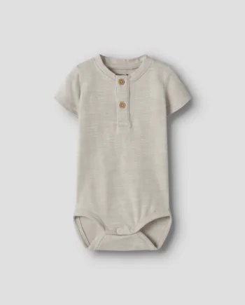 Name It Jano Kortærmet Body Chateau Gray 62