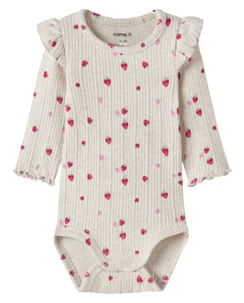 Name It Jelly Langærmet Body Peyote Melange 80