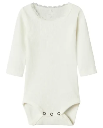 Name It Kab Langærmet Body Cloud Dancer 80