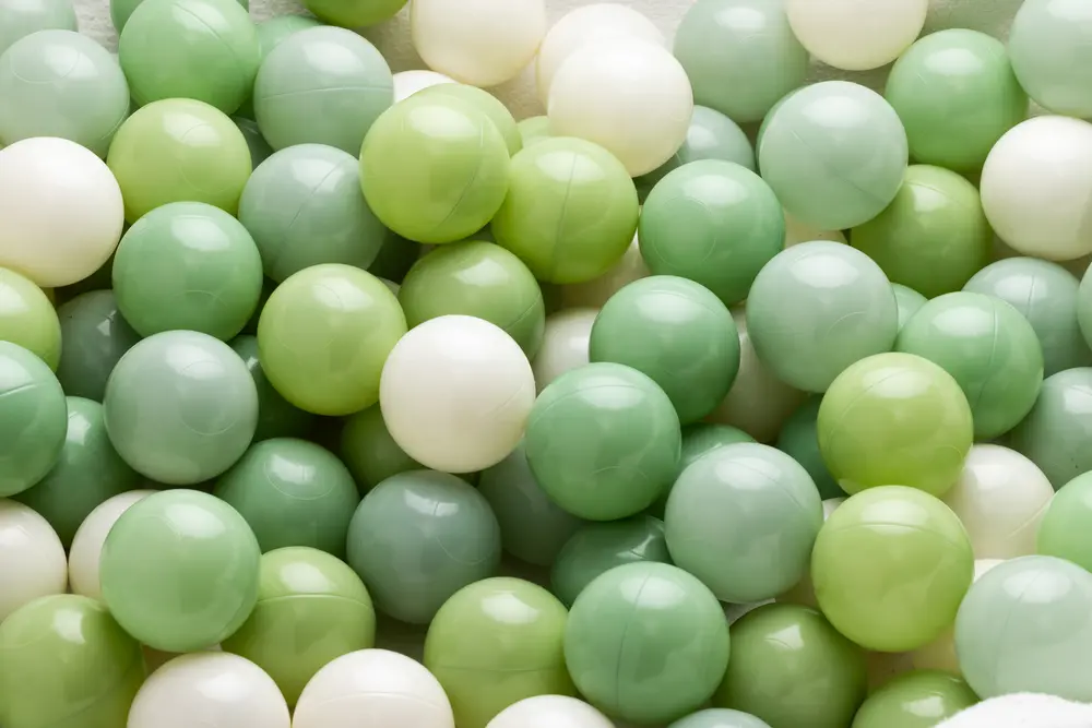 Natur Grøn Mix Bold Sæt Med 100 Bolde