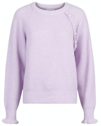 Neo Noir Bluse Asli Knit Light Lavender