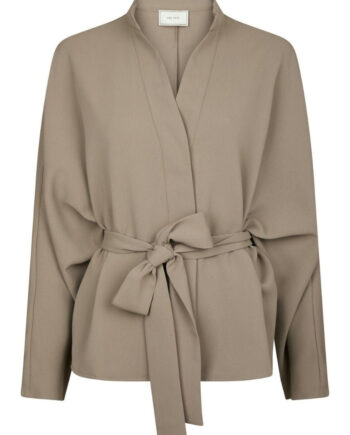 Neo Noir Bluse Ellery Crepe Taupe