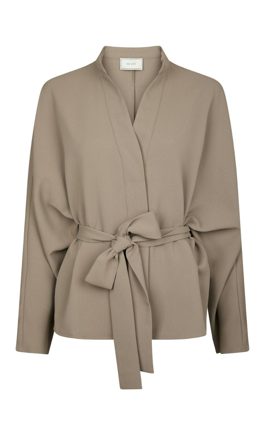 Neo Noir Bluse Ellery Crepe Taupe