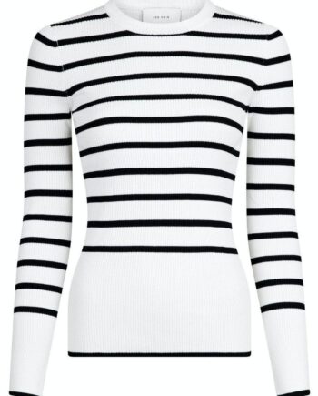 Neo Noir Bluse Halo Mid Stripe Black