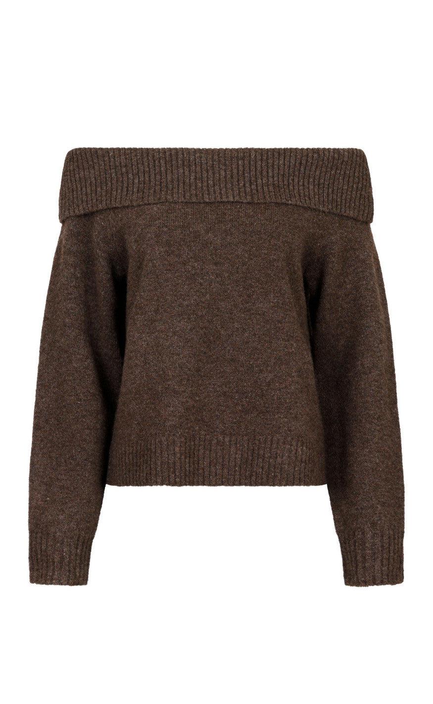 Neo Noir Bluse Jane Brown Melange