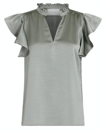 Neo Noir Bluse Stella Smoke Green