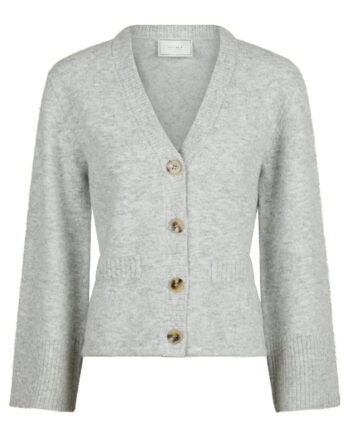 Neo Noir Cardigan Pixie Light Grey Melange