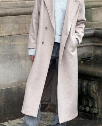 Neo Noir Frakke Williams Beige Melange