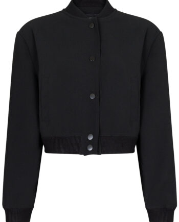 Neo Noir Jakke Vaccaro Solid Bomber Black