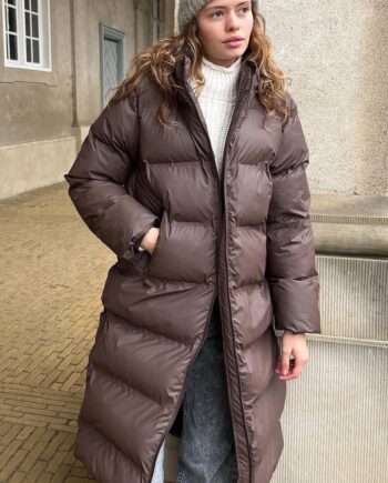 Neo Noir Jakke Viviana Puffer Mocca