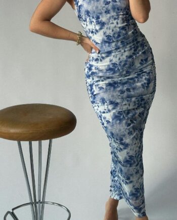 Neo Noir Kjole Corilina Light Blue