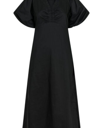 Neo Noir Kjole Illana Poplin Black