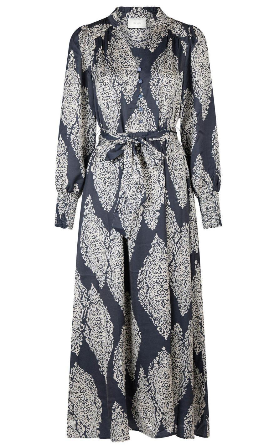 Neo Noir Kjole Novalee Paisley Drop Navy