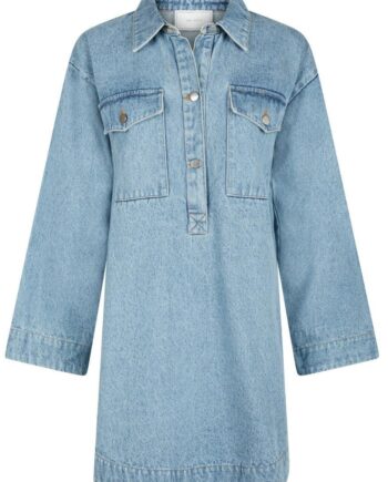 Neo Noir Kjole Paras Denim Smoke Blue