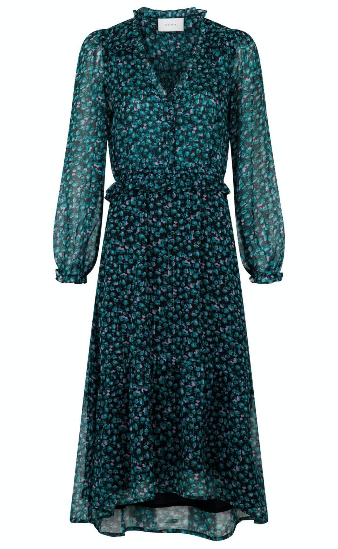 Neo Noir Kjole Saia Green