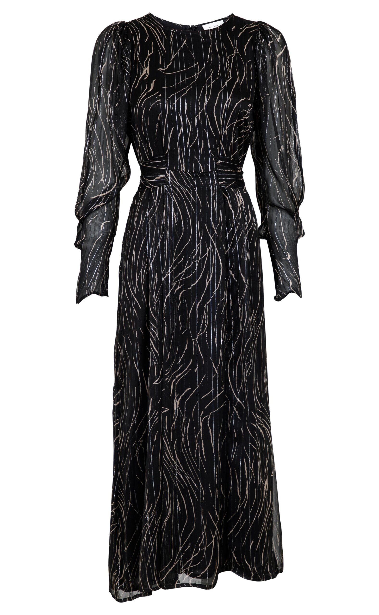 Neo Noir Kjole Vivian Slim Graphic Black