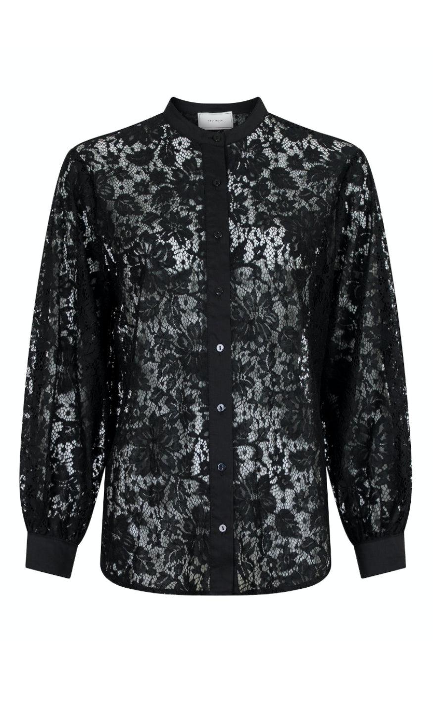 Neo Noir Skjorte Mae Lace Black