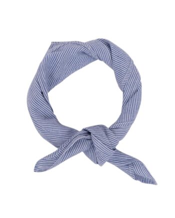 Neo Noir Tørklæde Goldie Mini Stripe Blue