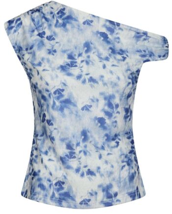 Neo Noir Top Peri Mesh Light Blue
