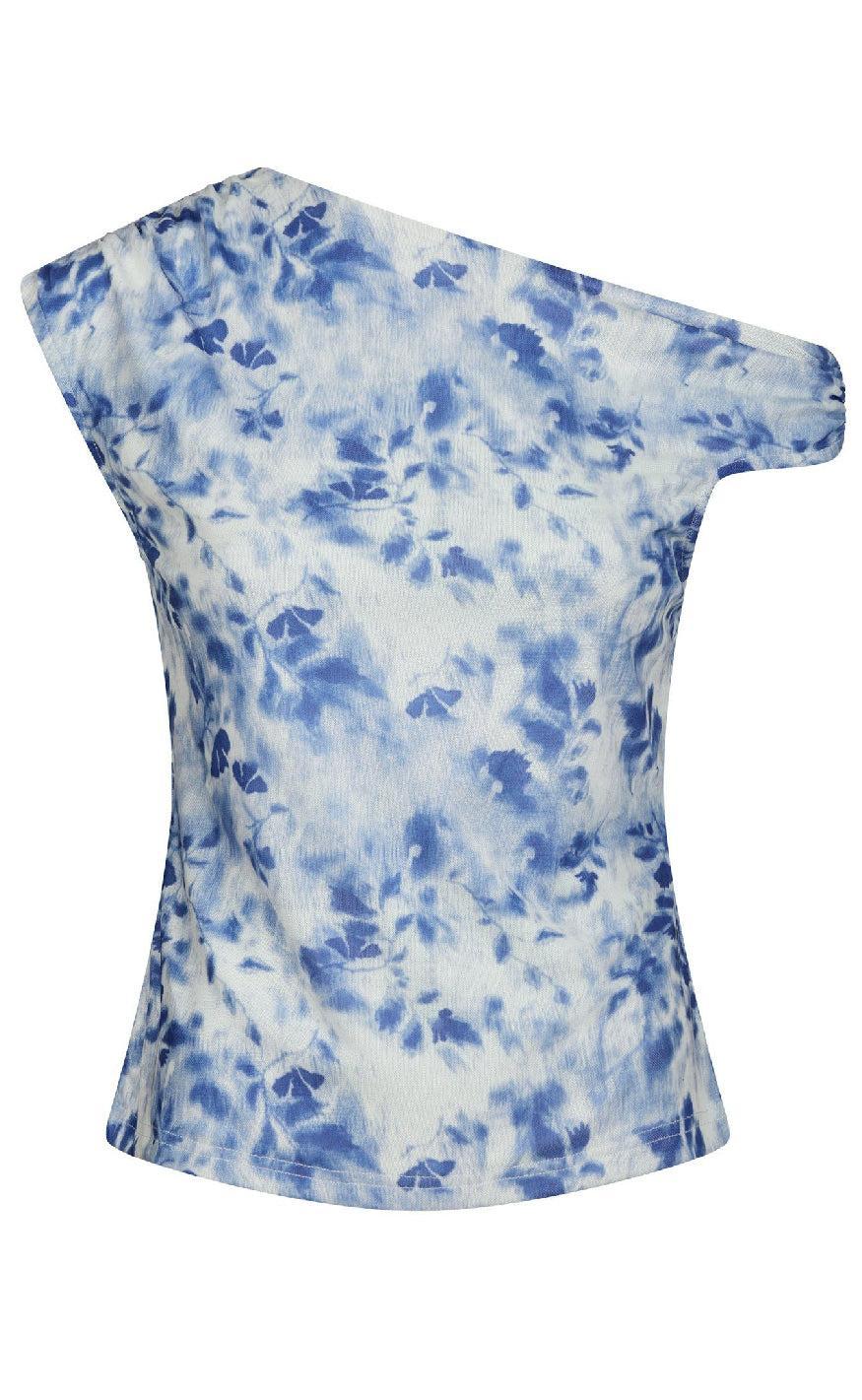 Neo Noir Top Peri Mesh Light Blue