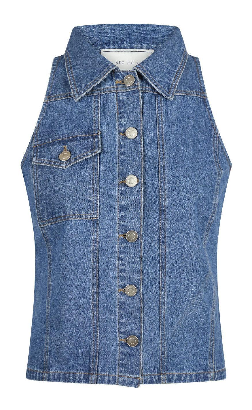 Neo Noir Top Sylvie Blue