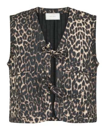 Neo Noir Vest Crissa Leopard
