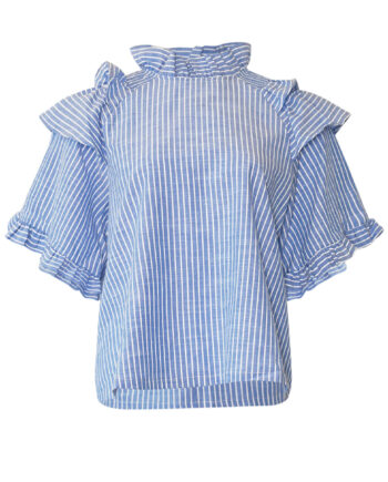 Noella Bluse Lesly Blue Stripe