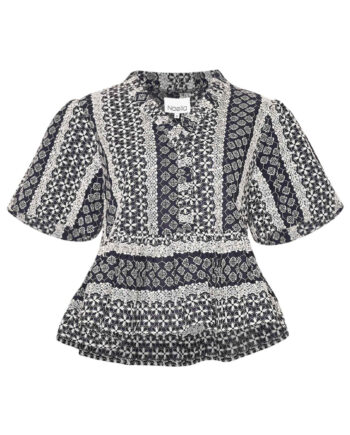 Noella Bluse Lorraine Navy Sugar