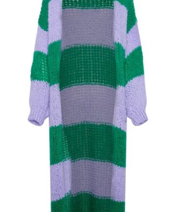 Noella Cardigan Jagger Orabel Green Stripe