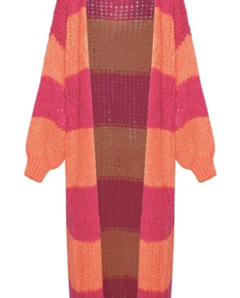 Noella Cardigan Jagger Orabel Pink Stripe