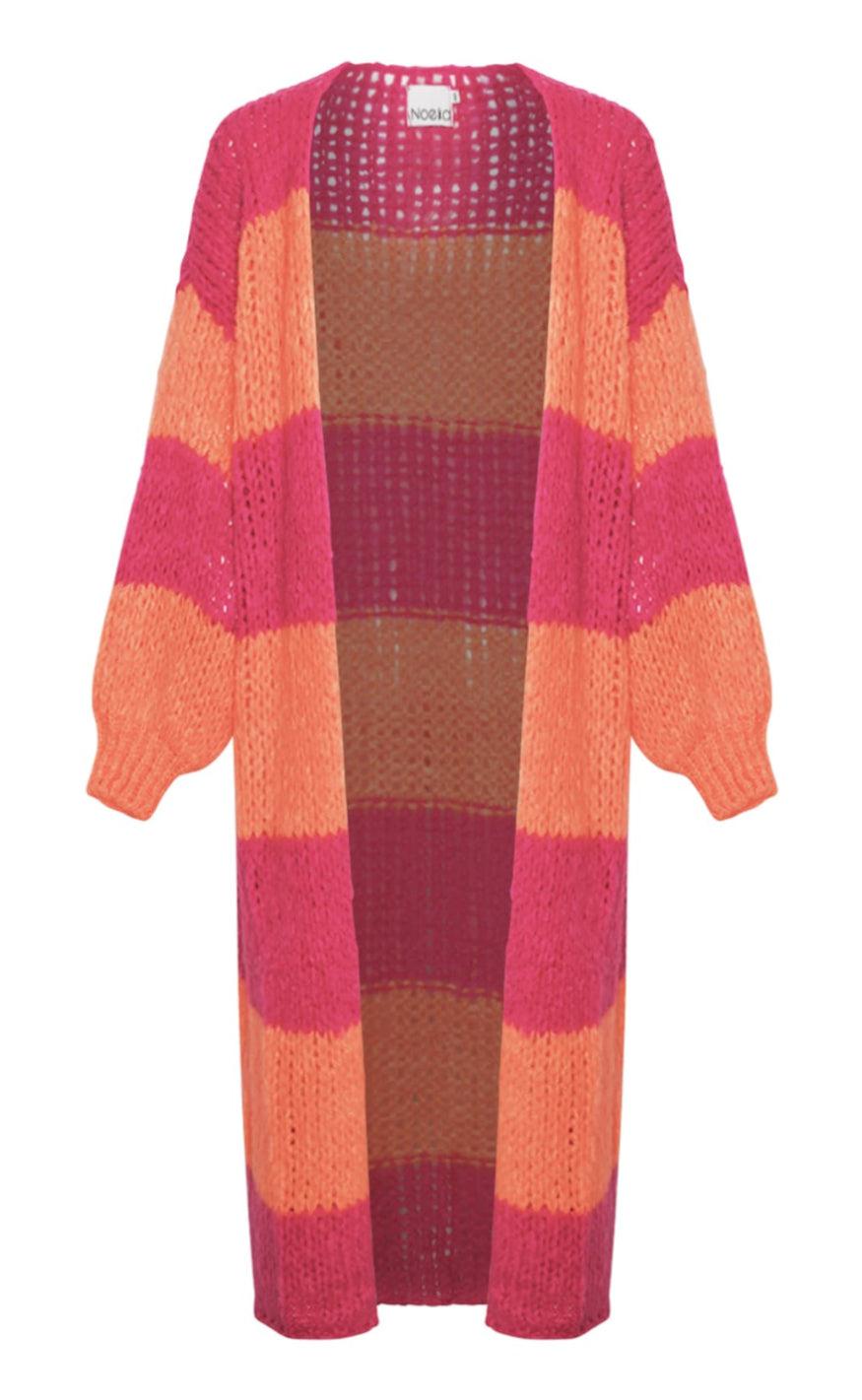 Noella Cardigan Jagger Orabel Pink Stripe
