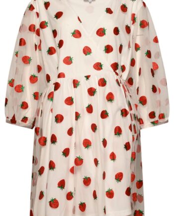Noella Kjole Berry Wrap Red Mix