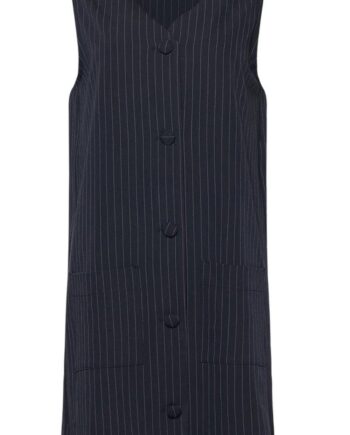 Noella Kjole Inge Marie Navy Pinestripe