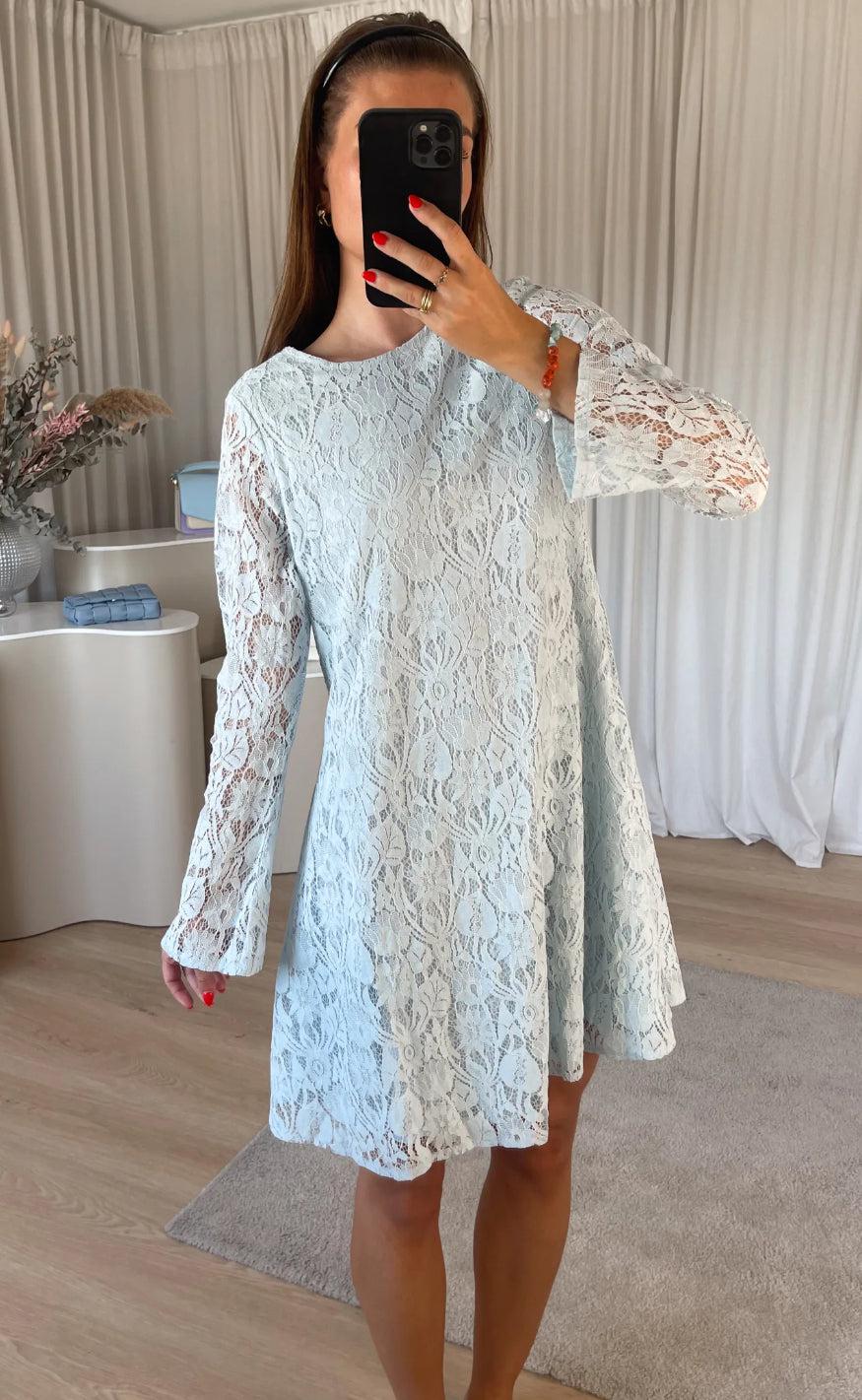 Noella Kjole Mira Scoop Light Blue