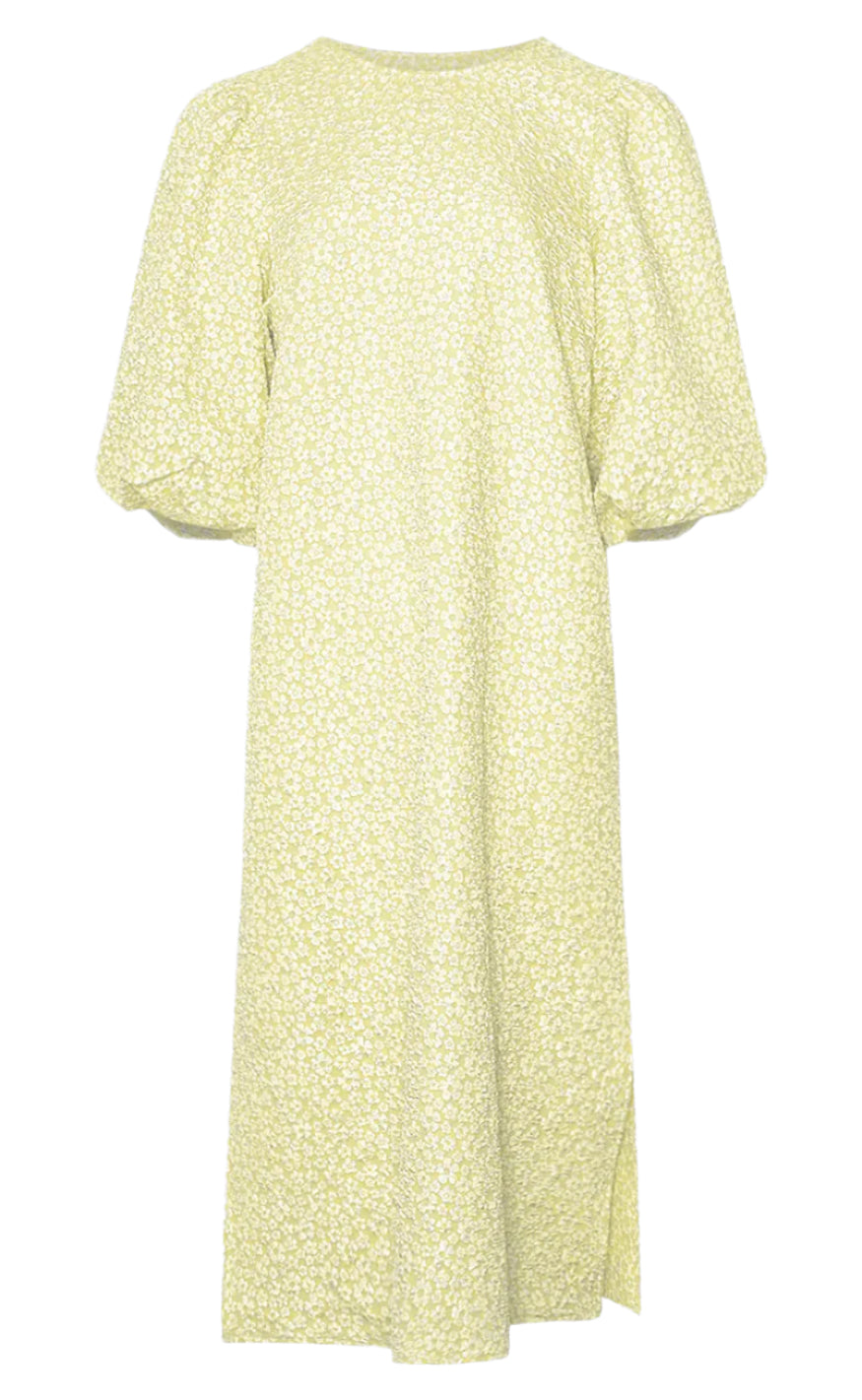 Noella Kjole Reno Pastis Long Buttercup Yellow